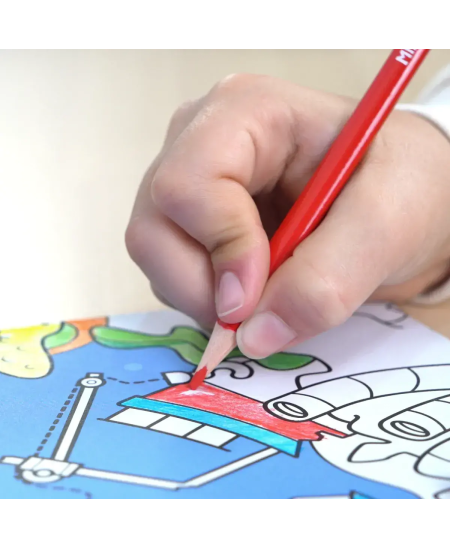 Spalvinimo knygelė MILAN Green & Grow, su lipdukais