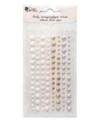 Lipnūs perlai 120vnt.MOCCA CREAM