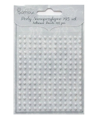Lipnūs perlai 3mm 195vnt.balta