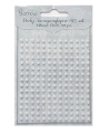 Lipnūs perlai, 3 mm, balti, 195 vnt.