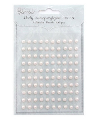 Lipnūs perlai 5mm 100vnt.CREAM