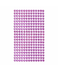Dekor.lipnūs kristalai 6mm 260vnt. PINK