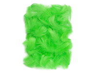 Plunksnos 5-12cm 10g, žalios