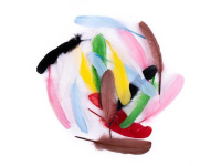 Plunksnos žąsies 16cm 20vnt mix