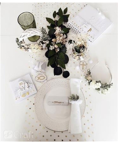 Dekoratyviniai burbuliukai, balti, 2 cm, 24 vnt.