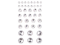 Lipnūs kristalai 40vnt CRYSTAL