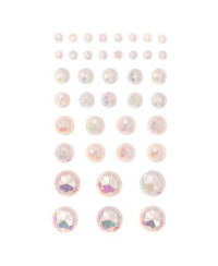Lipnūs kristalai 40vnt OPALESCENT CREAM