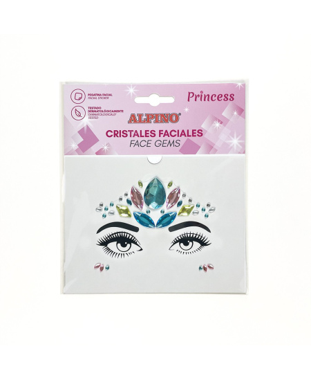 Veido lipdukai kristalai ALPINO Cristales faciales Princess