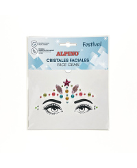 Veido lipdukai - kristalai ALPINO Cristales faciales Festival