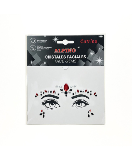 Veido lipdukai kristalai ALPINO Cristales faciales Catrina
