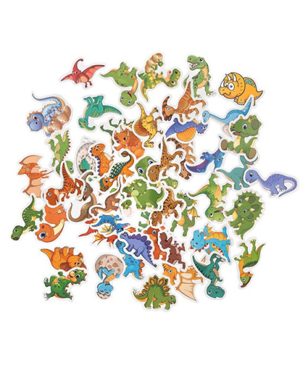 Viniliniai lipdukai Dinozaurai, 50 vnt.