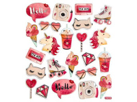 Lipdukai RAUSVI ELEMENTAI 24vnt