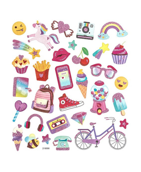 Lipdukai Spalvingas Stilius, 32 vnt.