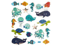 Lipdukai POVANDENINIS PASAULIS 21vnt