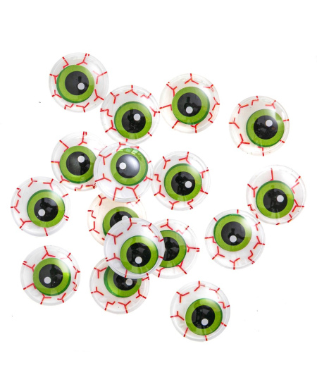 Judančios akys Helovyno tema, 24 mm, 16 vnt.