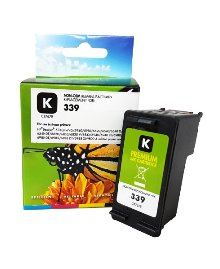 Neoriginali Static Control HP 339 (C8767EE), juoda kasetė