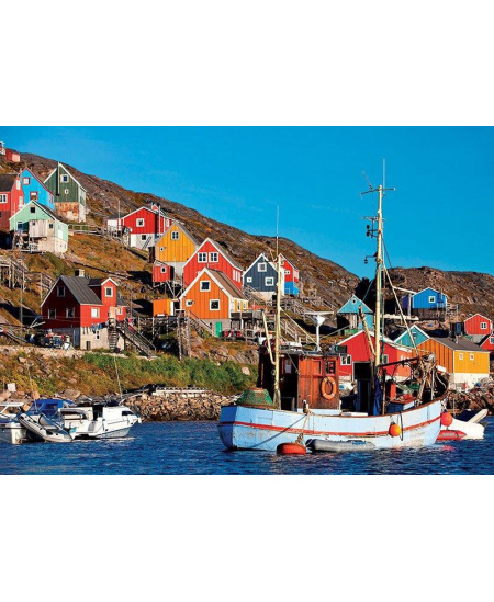 Dėlionė EDUCA Scandinavian houses, 1000 detalių