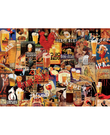 Dėlionė EDUCA Alus, 1000 detalių