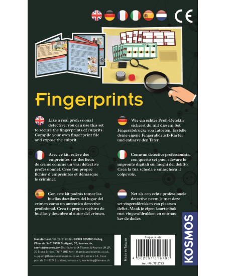 Lavinamasis rinkinys KOSMOS Finger Prints
