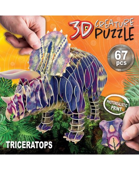 Dėlionė EDUCA 3D Tricertopas