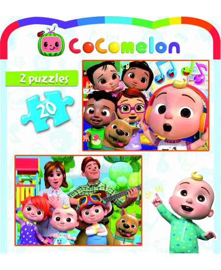 2 dėlionės EDUCA Cocomelon, 2x20 detalių