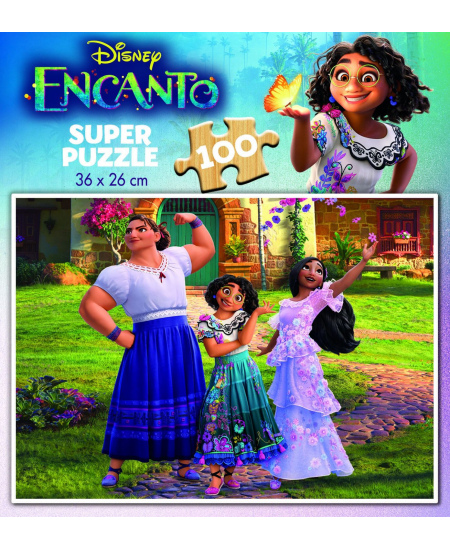 Medinė dėlionė EDUCA Disney Encanto, 100 detalių