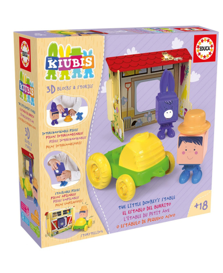 Kūdikių žaidimai EDUCA 3D The Kubis, The Burrito Stable