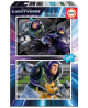 2 medinės dėlionės EDUCA Lightyear, 2x48 detalių