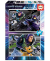 2 medinės dėlionės EDUCA Lightyear, 2x48 detalių