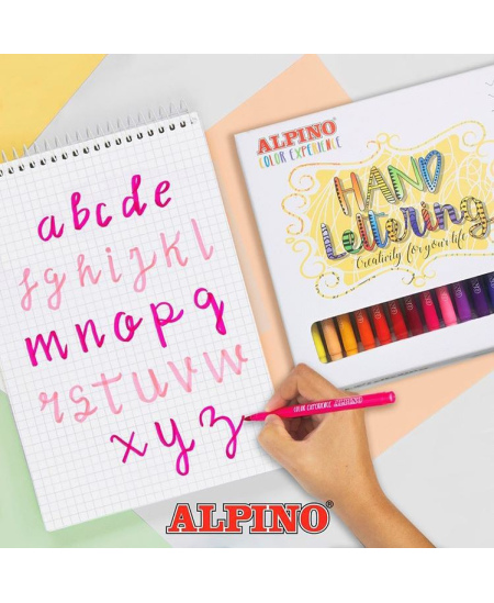 Kūrybinis rinkinys ALPINO Color experience Hand lettering