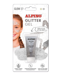 Gelis grimui 14ml ALPINO Glitter silver  bls