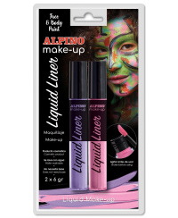 Veido dažai ALPINO Liquid liner rausvi+violetiniai