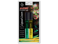 Veido dažai ALPINO Liquid liner geltoni+žali