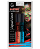 Veido dažai ALPINO Liquid Liner, mėlyni ir raudoni