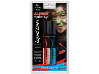 Veido dažai ALPINO Liquid liner mėlyni+raudoni