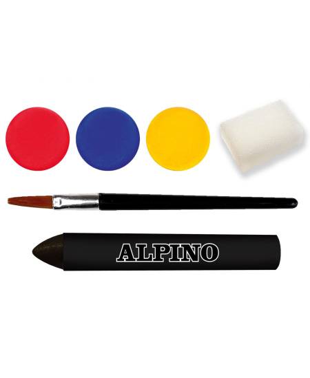 Veido makiažo rinkinys ALPINO Superhero Aqua Make-Up, 3 spalvos
