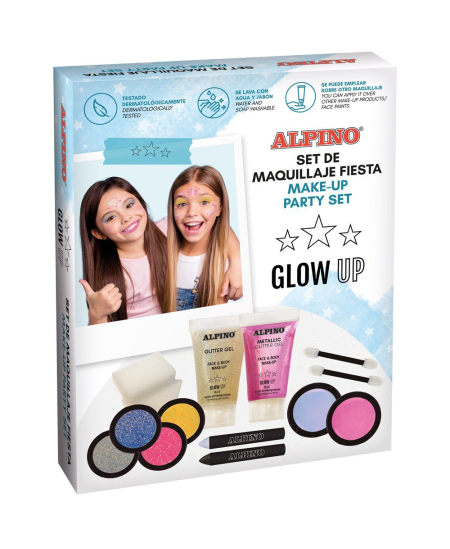 Veido makiažo rinkinys ALPINO Glow Up, 14 dalių