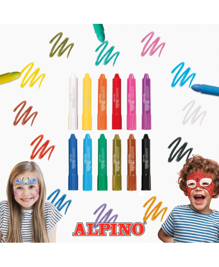 Veido grimo kreidelė ALPINO Fiesta, violetinė