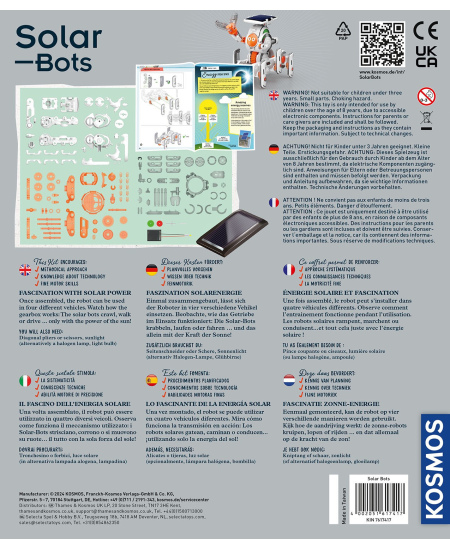 Lavinamasis rinkinys KOSMOS Solar Bots