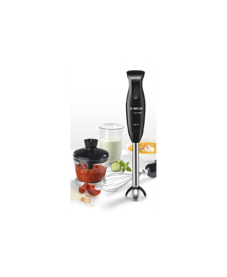 Bosch | Blender | CleverMixx MSM2650B | Hand Blender | 600 W | Jar material Plastic | Chopper | Mini chopper | Black