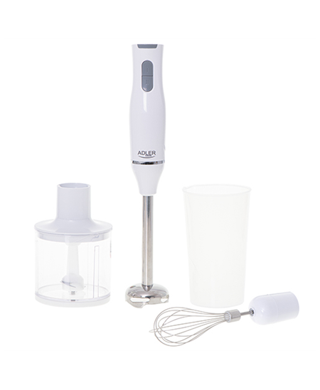 Adler | Hand blender set | AD 4620 | Hand Blender | 800 W | Number of speeds 2 | Chopper | White
