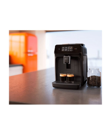 Philips | Coffee maker Series 1200 | EP1200/00 | Pump pressure 15 bar | Automatic | 1500 W | Black