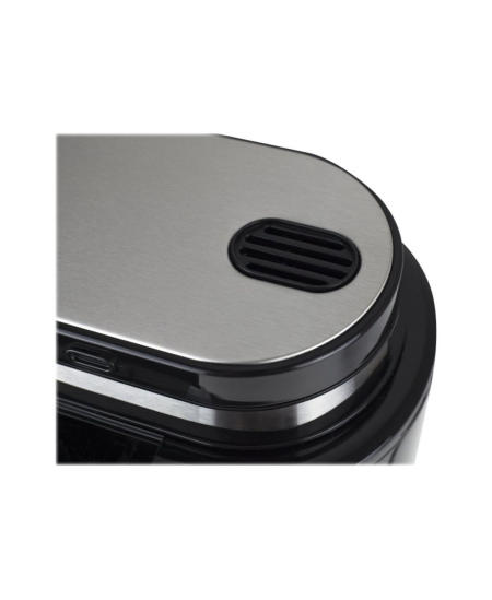 Caso | Design Compact Coffee Maker with Grinder | Pump pressure Not applicable bar | 600 W | Manual | Black/Stainless steel