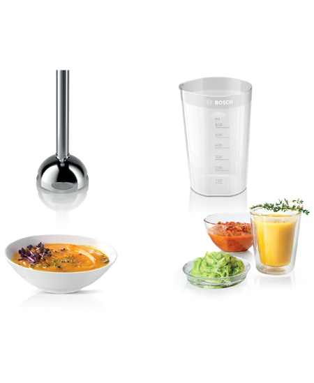 Bosch | Hand Blender | MSM2610B CleverMixx | Hand Blender | 600 W | Black/Grey