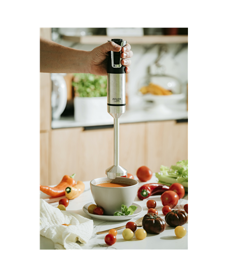 Adler | AD 4627 | Hand Blender Set | 1800 W | Number of speeds 20 | Turbo mode | Chopper | Stainless Steel/Black