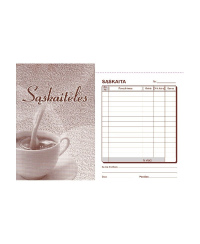 Užrašų knygelė kavinėms 5228