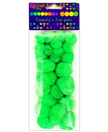 Akriliniai burbuliukai, žali, 24vnt.