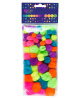 Akriliniai burbuliukai, neoninių spalvų, 78 vnt.