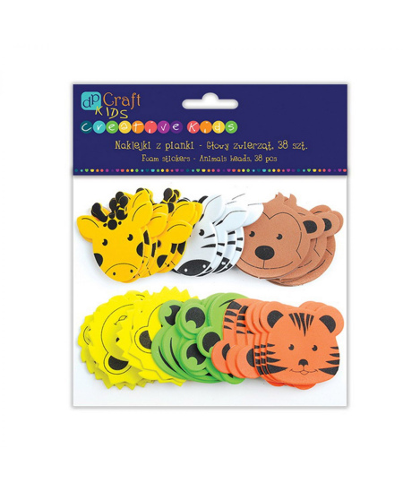 Lipdukai iš putų Žvėrys (Galvos), 100 vnt.