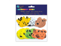 Lipdukai iš putų ŽVĖRYS (GALVOS),100vnt